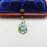 Sterling Silver and Enamel The Meetings Avoca Charm Pendant Vintage c1970