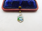 Sterling Silver and Enamel The Meetings Avoca Charm Pendant Vintage c1970