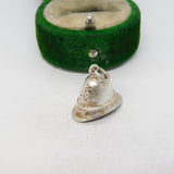 Sterling Silver Police Helmet Charm Pendant Vintage c1970