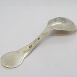 Danish Sterling Silver Stone Monument Tea Caddy Spoon Antique 1927 Deco