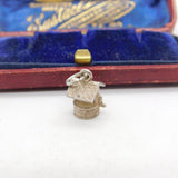 Sterling Silver Wishing Well Charm Pendant Vintage c1970