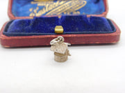 Sterling Silver Wishing Well Charm Pendant Vintage c1970