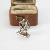 Sterling Silver Ballroom Dancing Scene Charm Pendant Vintage c1970