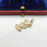 Sterling Silver Aztec Style God Charm Pendant Vintage c1970