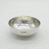 Arts & Crafts Sterling Silver Planished Bowl Antique 1908 Chester