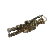 Sterling Silver Royal Beefeater Charm Pendant Vintage c1970
