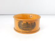Victorian Mauchline-Ware Melrose Abbey Napkin Ring Antique c1890