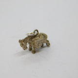Sterling Silver Mule Carrying Baskets Charm Pendant Vintage c1970
