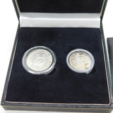 London Mint Boxed George V 'Last Silver Coins' Shilling & Sixpence Coin Set