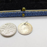 Sterling Silver Threepence Coin Edward VII Charm Pendant Vintage 1902