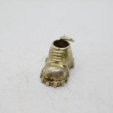 Sterling Silver Hiking Or Work Boot Charm Pendant Vintage c1970s