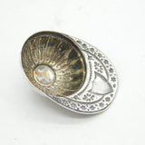 Sterling Silver Novelty Jockey Cap Tea Caddy Spoon Vintage 1967 Sheffield
