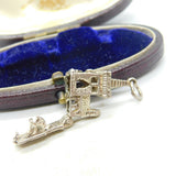 Sterling Silver Openable Marriage in a Church Charm Pendant Vintage c1970