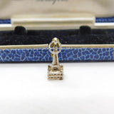 Sterling Silver Blackpool Tower Charm Pendant Vintage c1970