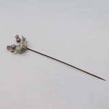 19th Century Scottish Sterling Silver & Amethyst Hat Pin Antique c1890s