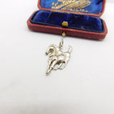 Sterling Silver Prancing Horse Charm Pendant Vintage c1970