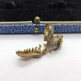 Sterling Silver Lady who Lived in a Shoe Nursery Rhyme Boot Charm Vintage c1970