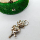 Sterling Silver Lincoln Imp Charm Pendant Vintage c1970