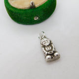 Sterling Silver Aztec Style Charm Pendant Vintage c1970