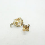 Sterling Silver Pearl In The Lantern Charm By CHIM Vintage c1970
