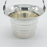 George II Sterling Silver Novelty Cream Pail Antique 1752 London, George Campar