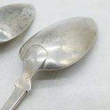 William Whitecross Aberdeen Provincial Sterling Silver Teaspoons Antique