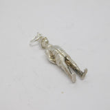 Sterling Silver Standing Policeman Charm Pendant Vintage c1970