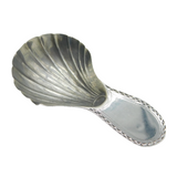 George III Sterling Silver Shell Bowl Tea Caddy Spoon Antique 1788 London