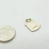 Sterling Silver & Enamel Llandudno Wales Charm Vintage c1960