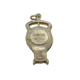 Sterling Silver Old Fashioned Parking Meter Charm Pendant Vintage c1970s