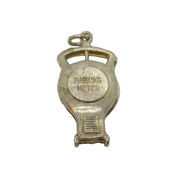 Sterling Silver Old Fashioned Parking Meter Charm Pendant Vintage c1970s