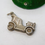 Sterling Silver Classic Car Charm Pendant Vintage c1970