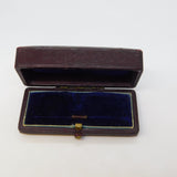 Victorian Tooled Moroccan Leather Stud & Stick Pin Jewellery Box Antique c1880