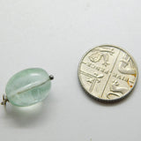 Sterling Silver Little Blue Bead Charm Pendant Vintage c1970