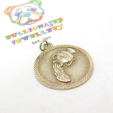 Sterling Silver Pouring Wine Jug Zodiac Pendant Vintage c1970