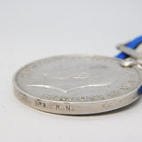 WW1 Silver British Army War Medal A.E Burton, Ord. RN Antique c1918