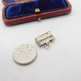 Sterling Silver Country Cottage Charm Pendant Vintage c1970