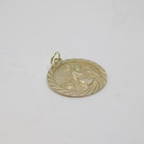 Sterling Silver St Christopher Travel Charm Pendant Vintage c1970