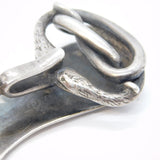 Victorian Sterling Silver Snake Form Sewing Chatelaine Clip Antique c1840s