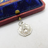 Sterling Silver St Christopher Charm Pendant Vintage c1970