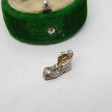 Sterling Silver Old Fashioned Shoe Charm Pendant Vintage c1970