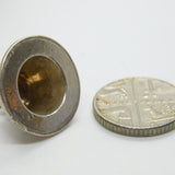 Sterling Silver Straw Hat Charm Pendant Vintage c1970