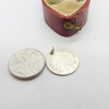 Sterling Silver Threepence Queen Victoria Charm Pendant 1874