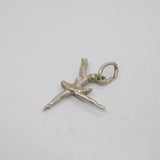 Sterling Silver Ballerina Dancer Charm Pendant Vintage c1970