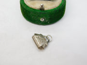Sterling Silver Ladies Handbag Charm Pendant Vintage c1970