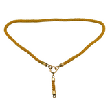 Victorian Gold Plated Honeycomb Link Watch Chain Antique c1880