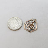 Sterling Silver Sagittarius the Archer Charm Pendant Vintage c1970s