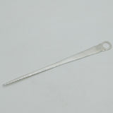Georgian Irish Sterling Silver Meat Skewer Military Crest 1804 Dublin Antique