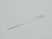 Georgian Irish Sterling Silver Meat Skewer Military Crest 1804 Dublin Antique