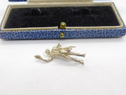 Sterling Silver Handsome Matador Charm Pendant Vintage c1970